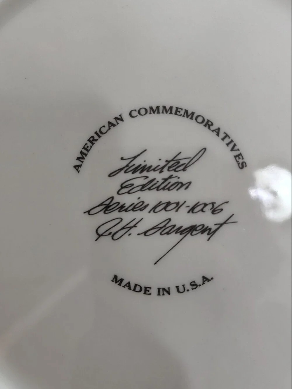 American Commemoratives Limited Addition Lincoln And Family Plate